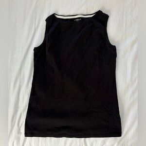 Talbots Small Petite Black Tank Top